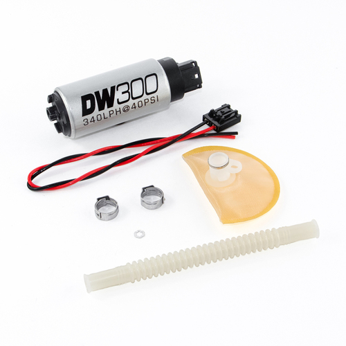 DeatschWerks DW300 340lph In-Tank Fuel Pump w/Install Kit  (for 370Z 09-15/G37 08-14) [9-301-1020]