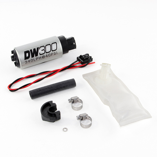DeatschWerks DW300 340lph In-Tank Fuel Pump w/Install Kit  (for 200SX 94-02) [9-301-1024]