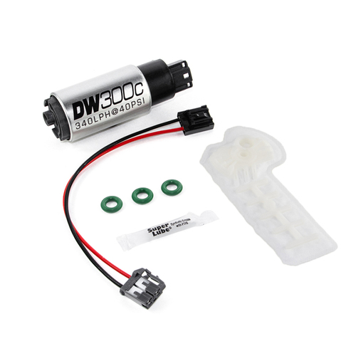 DeatschWerks DW300C 340lph Compact Fuel Pump w/Install Kit  (for BRZ/86 12-15) [9-307-1010]