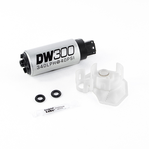 DeatschWerks DW300C 340lph Compact Fuel Pump w/Install Kit  (for Evo X/Accord 13-17) [9-307-1026]