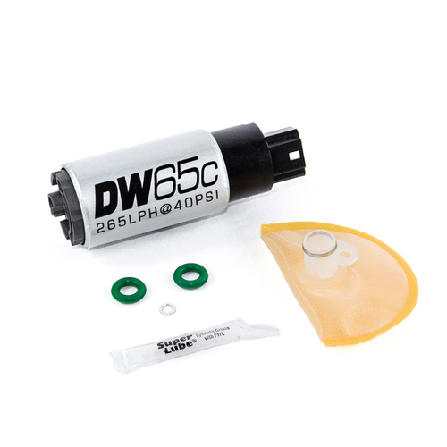 DeatschWerks DW65C 265lph Compact Fuel Pump w/Install Kit  (for Civic 06-11) [9-651-1008]
