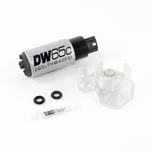 DeatschWerks DW65C 265lph Compact Fuel Pump w/Install Kit  (for Evo X/Accord 13-17) [9-651-1026]