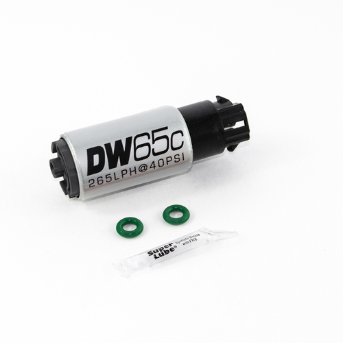 DeatschWerks DW65C 265lph Compact Fuel Pump w/Mounting Clips + Install Kit  (for Skyline R35 GTR) [9-652-1009]