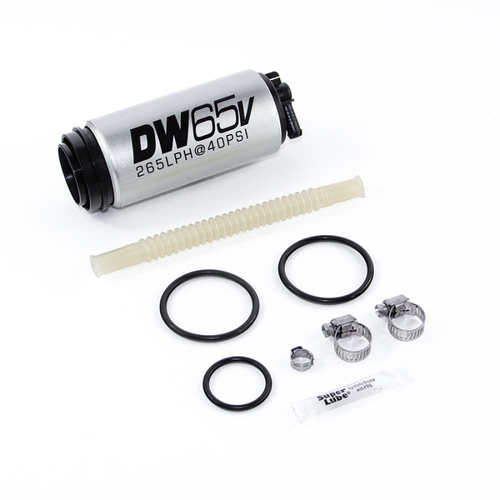 DeatschWerks DW65v 265lph In-Tank Fuel Pump w/Install Kit  (for Audi TT/A4 FWD 00-06) [9-654-1025]