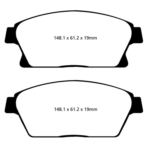 EBC Brake Pads [DP22067] for 13+ Buick Encore 1.4 Turbo Greenstuff Front 