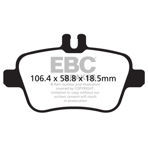 EBC Brake Pads [DP22157] for 13+ Mercedes-Benz CLA250 2.0 Turbo Greenstuff Rear 