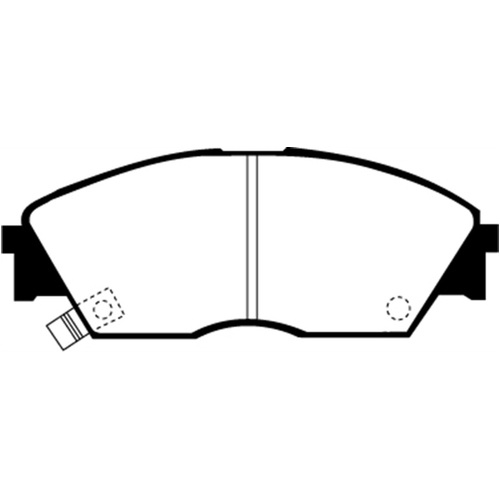 EBC Brake Pads [DP2706] for 90-92 Honda Civic CRX 1.6 Si Greenstuff Front 