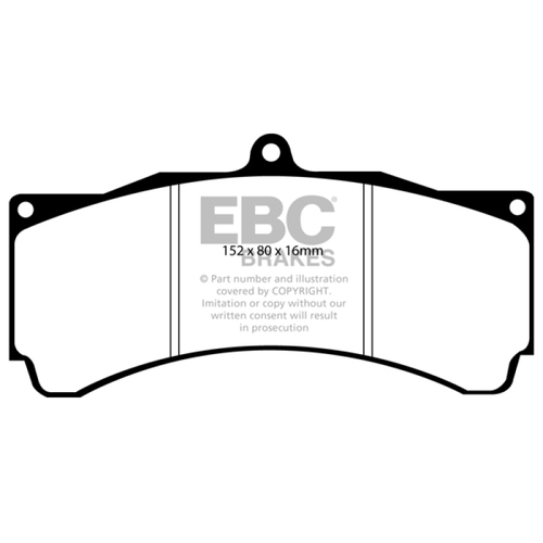 EBC Brake Pads [DP3032C] for Brakes Redstuff Ceramic 
