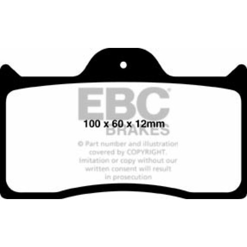 EBC Brake Pads [DP3038C] for Brakes Redstuff Ceramic 