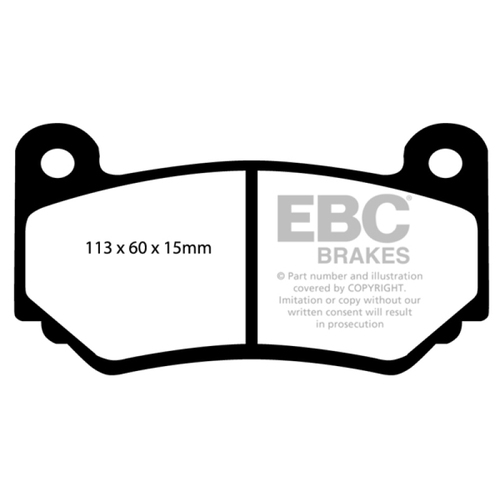 EBC Brake Pads [DP31377C] for AP Racing CP7600 Caliper Redstuff 