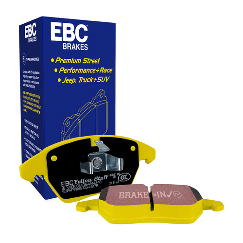 EBC Racing 12-19 BMW 3-Series (F30/F31/F34) Apollo-4 Caliper Yellowstuff Racing Brake Pad