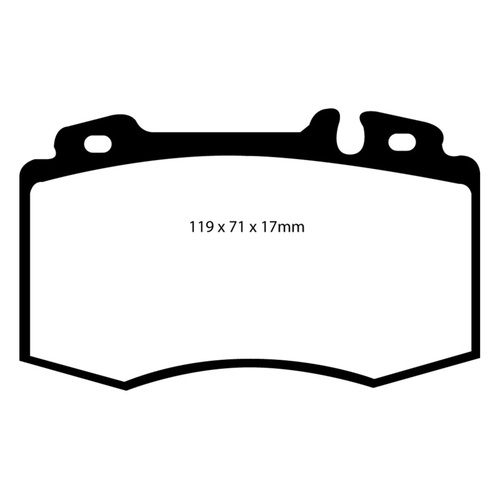 EBC Brake Pads [DP41363R] for 02-04 Mercedes-Benz C32 AMG (W203) 3.2 Supercharged Yellowstuff Front 