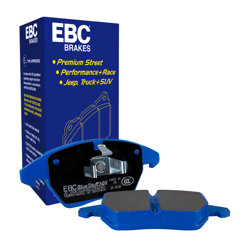 EBC Racing 12-19 BMW 3-Series (F30/F31/F34) Apollo-4 Caliper Bluestuff Racing Brake Pad