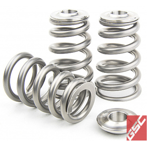 GSC P-D Toyota 2JZ-GTE Extreme Pressure Single Conical Valve Spring and Ti Retainer Kit [5086]