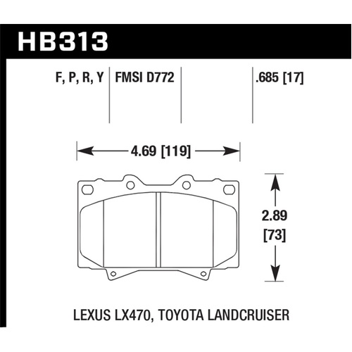 Hawk HPS Street Brake Pads