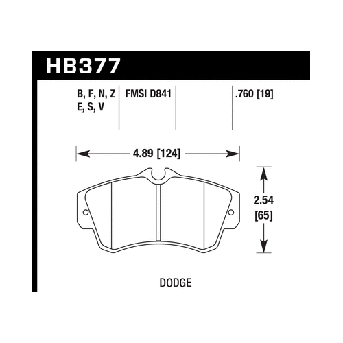 Hawk SRT4 HPS Street Front Brake Pads