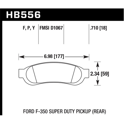 Hawk LTS Street Brake Pads (HB556Y.710)