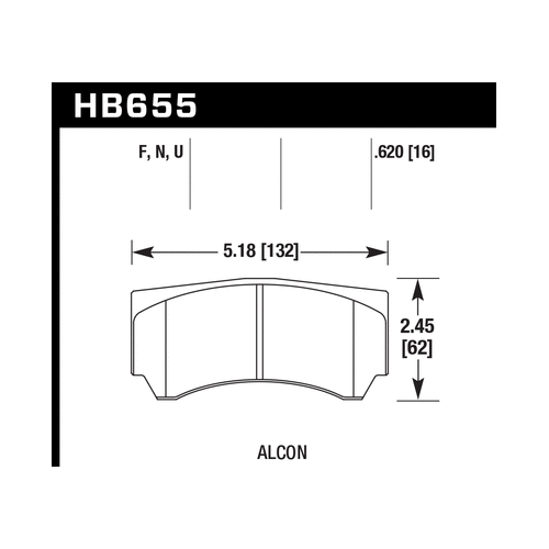 Hawk Alcon HPS 5.0 Street Brake Pads