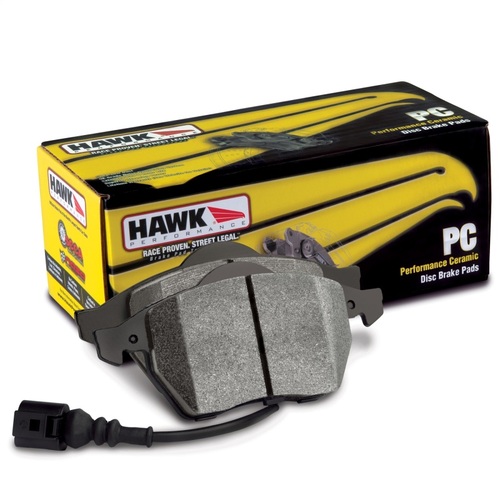 Hawk 08-13 for Toyota Highlander Performance Ceramic Street Rear Brake Pads (HB782Z.604)