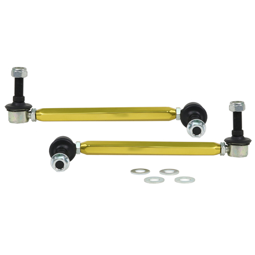 Whiteline Sway Bar Link 12mm Ball Stud, 230-255mm Length for Ford Ranger/Hyundai i30/Mazda BT50 (KLC180-235)