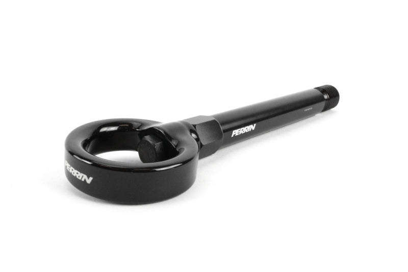 PERRIN 17-21 Honda Civic Si/Type R/Touring/Hatchback Tow Hook Kit Rear - Gloss Black - PHP-BDY-251GBK