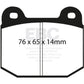 EBC 03-04 Infiniti G35 3.5 (Manual) (Brembo) Ultimax2 Rear Brake Pads - UD961