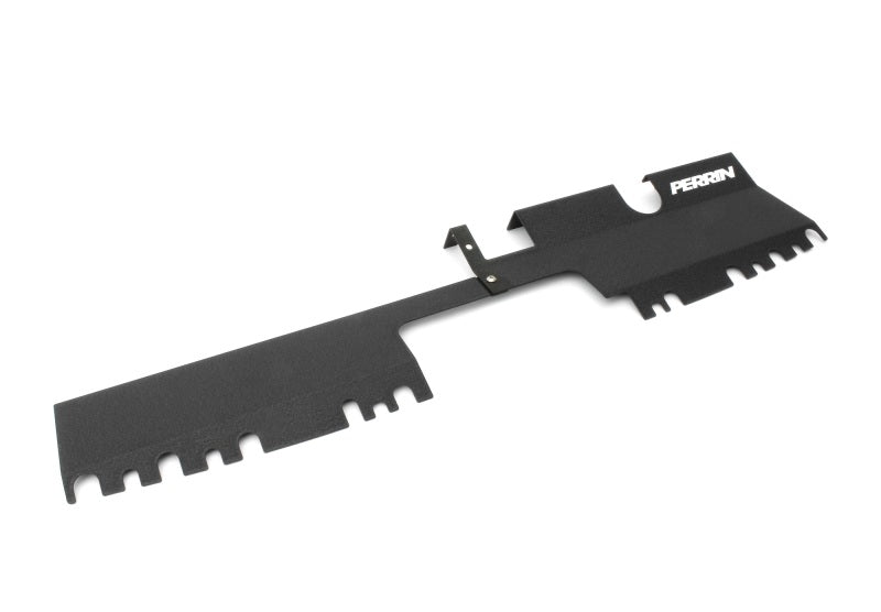 PERRIN 15-21 Subaru WRX/STI Radiator Shroud (With OEM Intake Scoop) - Black - PSP-ENG-512-4BK