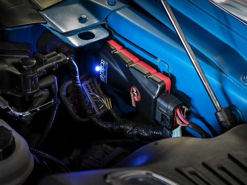 aFe Scorcher Blue Power Module 15-23 Ford F-150 2.6L V6 (TT) - 77-83017