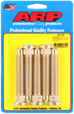ARP 10-17 Chevrolet Camaro M14 1in Over Stock Length Wheel Stud Kit - 100-7737