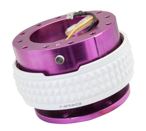 NRG Quick Release Kit - Pyramid Edition - Purple Body / Glow In The Dark Pyramid Ring - SRK-210PP/GL