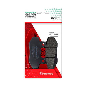 Brembo OE Honda CMX/Honda Mbx/Honda Nsr/Honda Ml/Hyosung Boomer Carbon Ceramic Brake Pad - Front - 07027