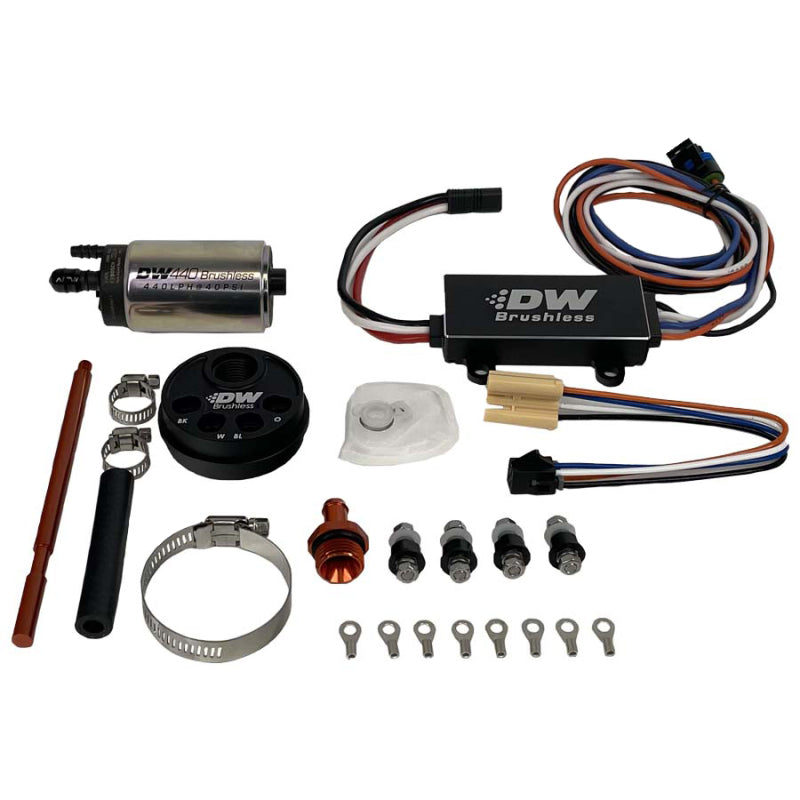 DeatschWerks 3.5L Module Surge Tank In-Tank Pump Adapter w/ DW440 Brushless & Controller 440lph Pump - 9-441-C102-5004