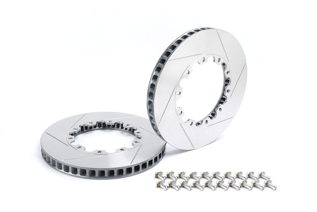 Paragon Replacement Rotors for Subaru WRX STI 4-pot calipers (GDB / GRF / GVF / VAB) - Front Pair - Revzone