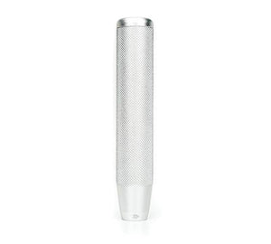 NRG Shift Knob Knurl Hidden Gem Long Silver - SK-810SL