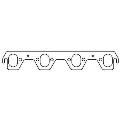 Cometic Ford Windsor V8 .043in Copper Exhaust Manifold Gasket Set - 1.750in x 1.270in Oval Port - C5154