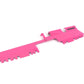 PERRIN 15-21 Subaru WRX/STI Radiator Shroud (With OEM Intake Scoop) - Hyper Pink - PSP-ENG-512-4HP