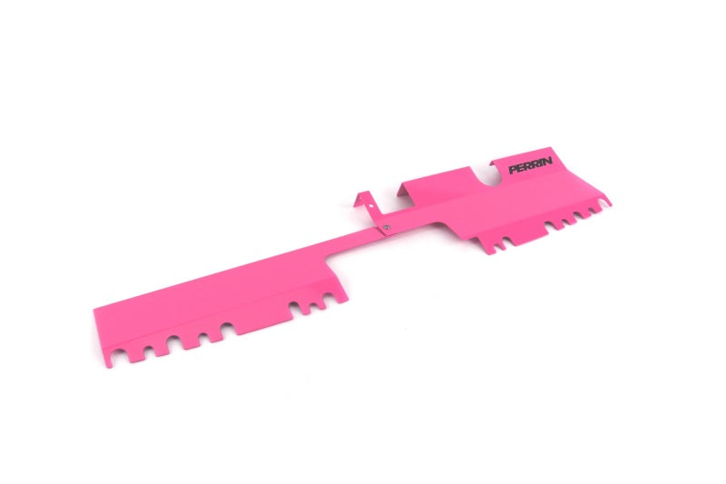 PERRIN 15-21 Subaru WRX/STI Radiator Shroud (With OEM Intake Scoop) - Hyper Pink - PSP-ENG-512-4HP