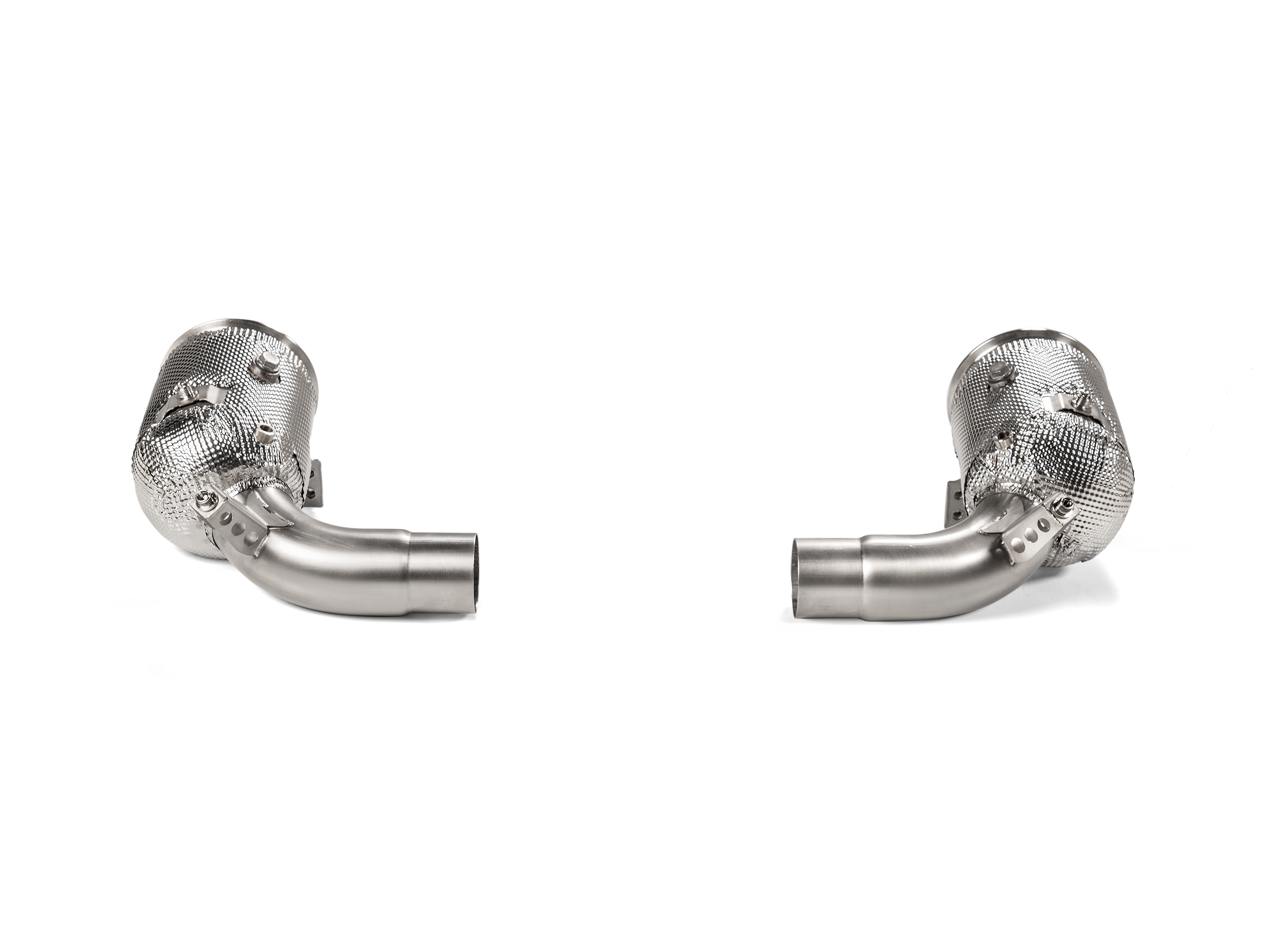 Akrapovic Link Pipe Set w Cat (SS) - Porsche 911 Carrera /S/4/4S/GTS/Cabriolet/Targa/Dakar (992) 2024+ - L-PO/SS/3 - Revzone