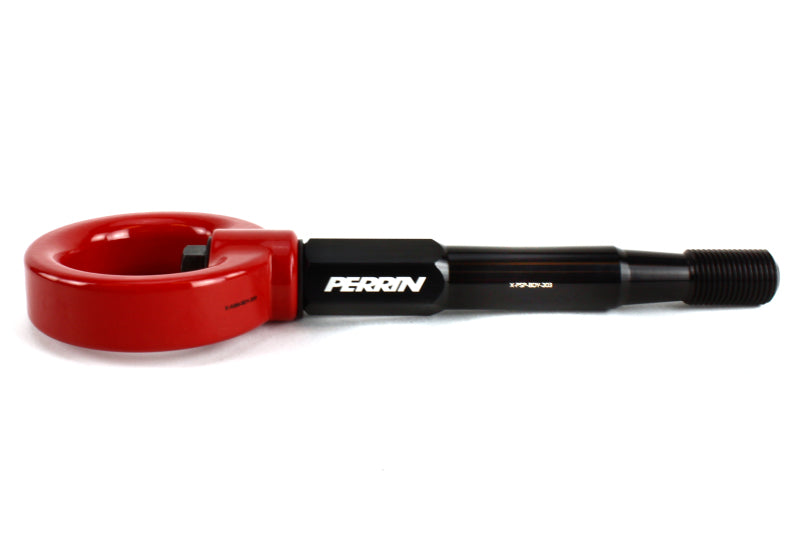 PERRIN 15-17 Subaru WRX & STI / 13-17 Crosstrek / 12-16 Impreza Tow Hook Kit (Front) - Red - PSP-BDY-232RD