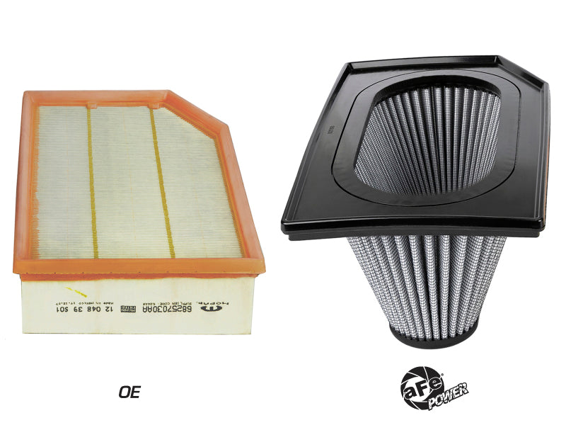 aFe Magnum FLOW PRO DRY S Inverted Air Filter 18-19 Jeep Wrangler (JL) I4-2.0L(t) - 31-80280