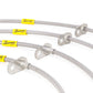Goodridge 06-11 Honda Civic (Rear Disc Models) Stainless Steel Brake Line Kit - 20024