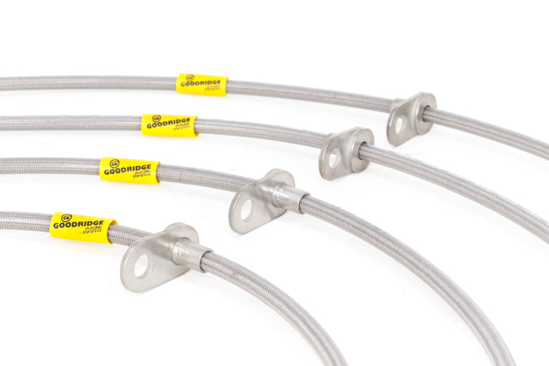 Goodridge 06-11 Honda Civic (Rear Disc Models) Stainless Steel Brake Line Kit - 20024