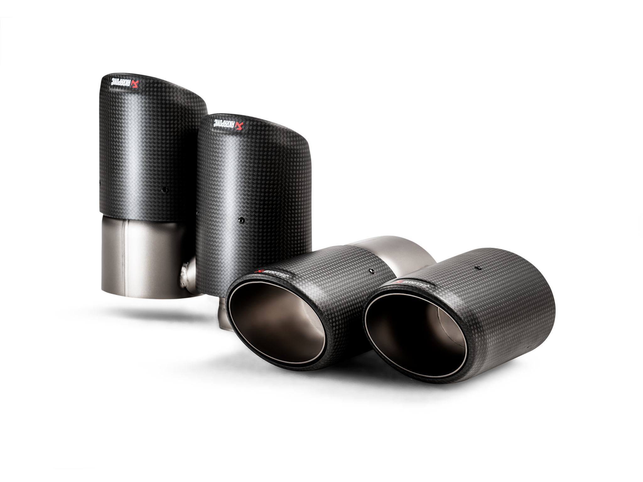 Akrapovic Tail pipe set (Carbon) - Porsche Cayenne / Coupe (536) 2021-2022 - TP-CT/53 - Revzone