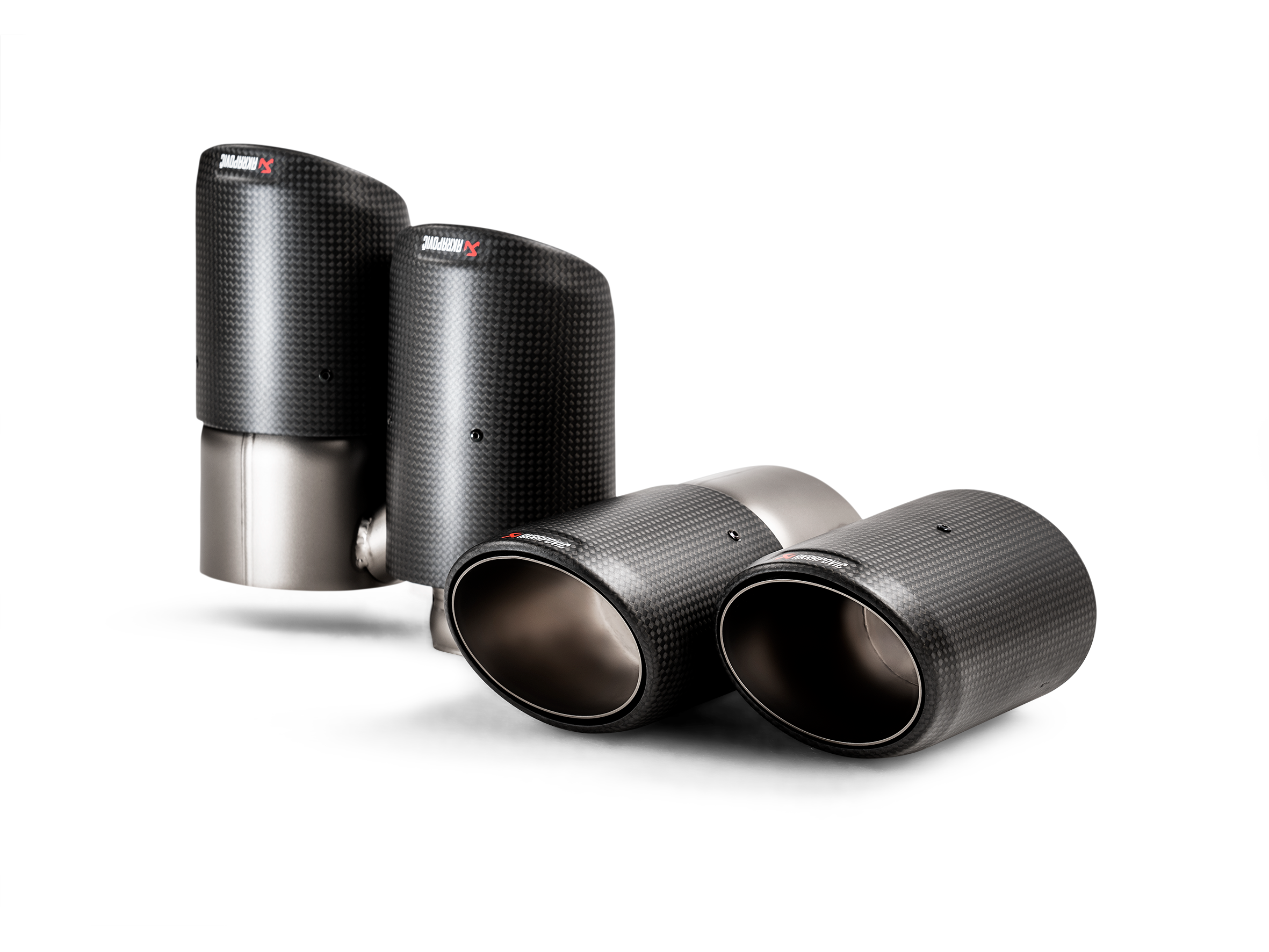 Akrapovic Tail pipe set (Carbon) - Porsche Cayenne / Coupe (536) 2021-2022 - TP-CT/53 - Revzone