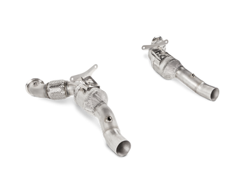 Akrapovic Link Pipe Set w/o Cat (SS) - Ferrari 488 GTB/488 Spider 2019+