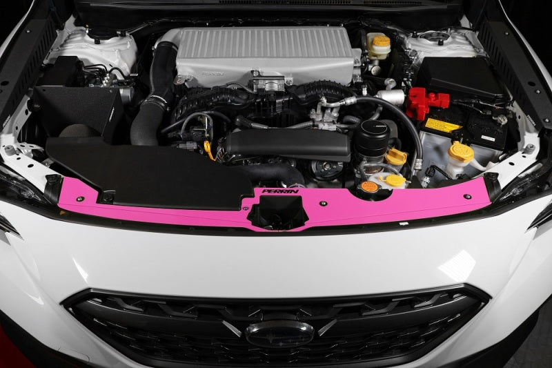 PERRIN 22-25 Subaru WRX Radiator Shroud - Hyper Pink - PSP-ENG-513HP