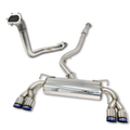 Korsh Subaru WRX STI 2008-2014 Hatch Auto Turbo Back Exhaust - Stainless Steel with Titanium Tips - Revzone