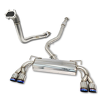 Korsh Subaru WRX STI 2008-2014 Hatch Auto Turbo Back Exhaust - Stainless Steel with Titanium Tips - Revzone