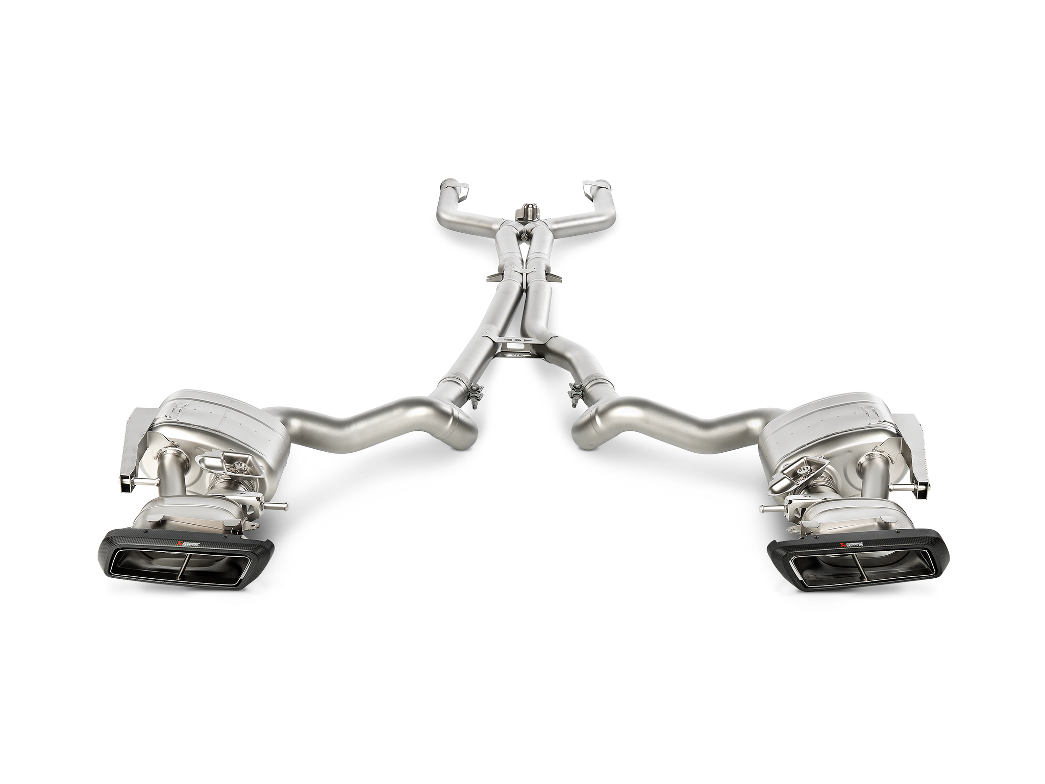 Akrapovic Evolution Link Pipe Set (Titanium) - Mercedes-AMG C 63 Coupe (C205) 2018+ - E-ME/T/3 - Revzone