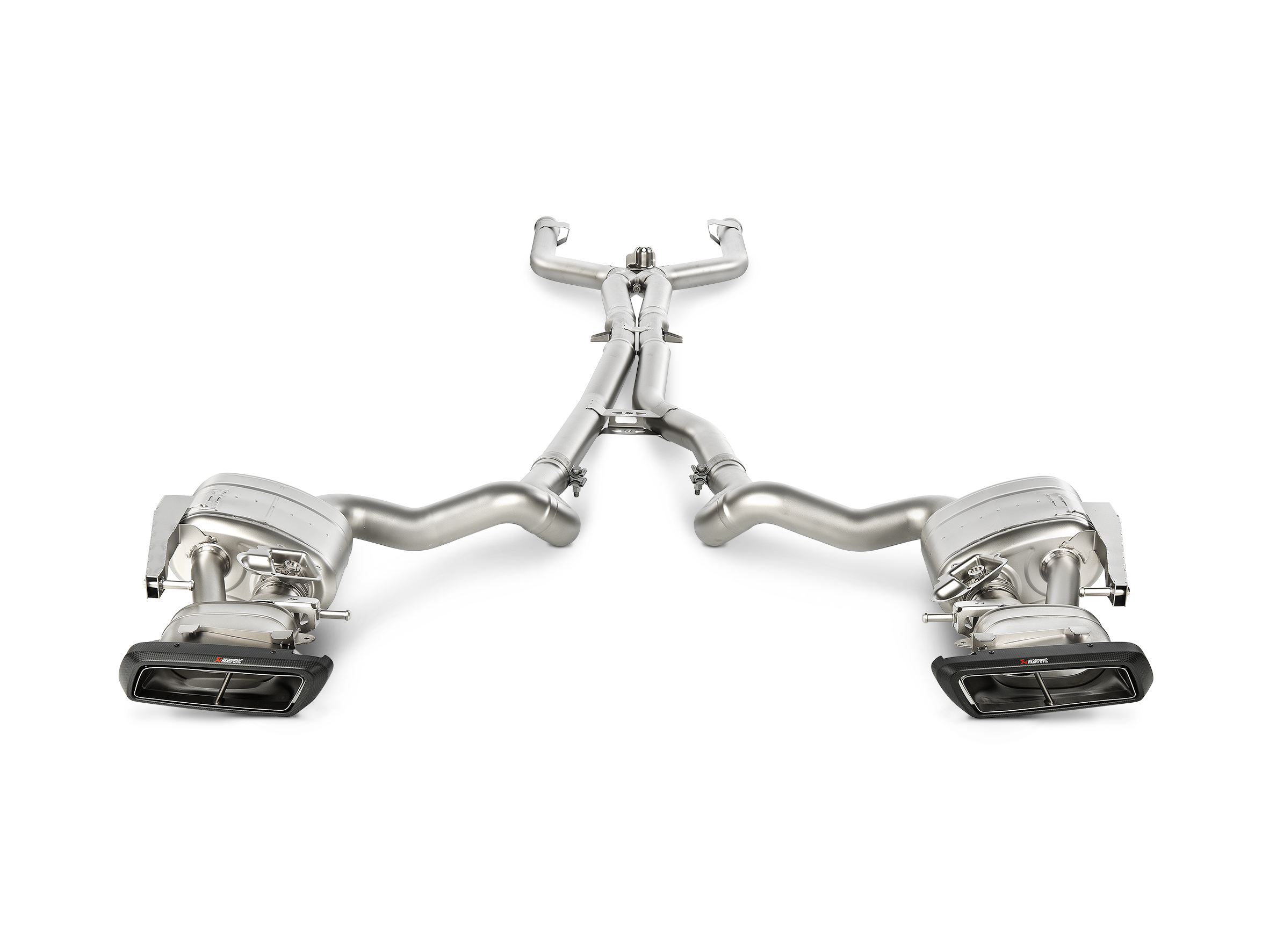Akrapovic Evolution Link Pipe Set (Titanium) - Mercedes-AMG C 63 Coupe (C205) 2018+ - E-ME/T/3 - Revzone